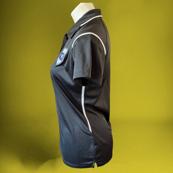 Nike Polo Shirt Women's Medium Dri Fit Soccer Athletic Fit Cut Embroidered Logo - Picture 5 of 7